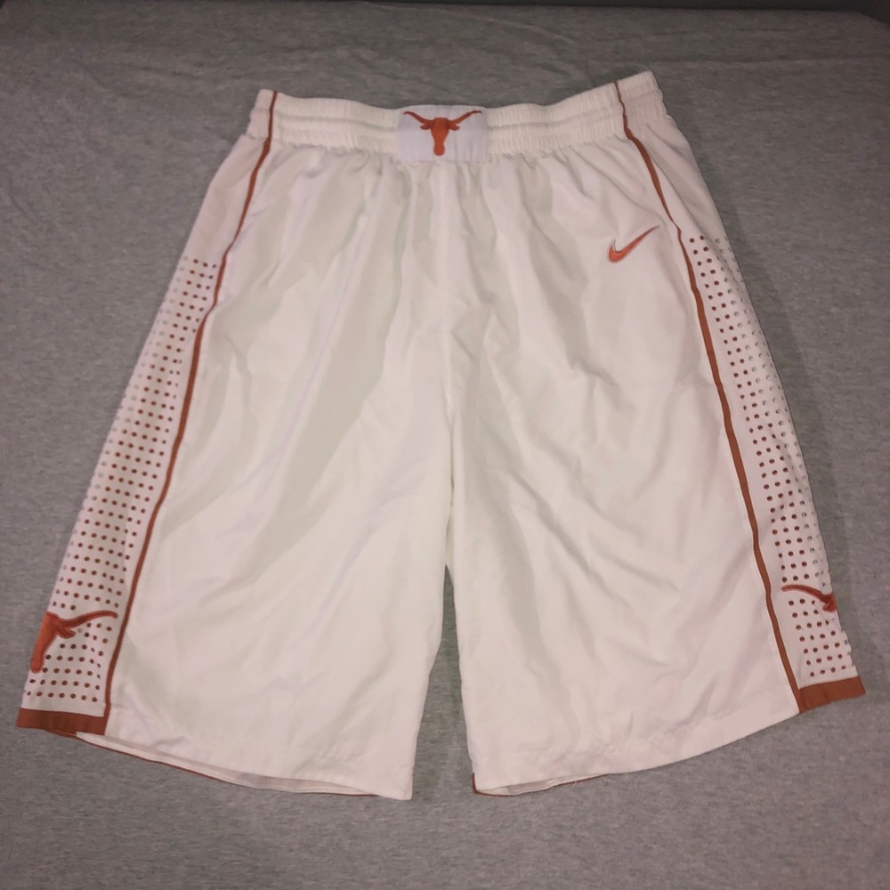 (2) NIKE Longhorn Authentic Basketball Shorts